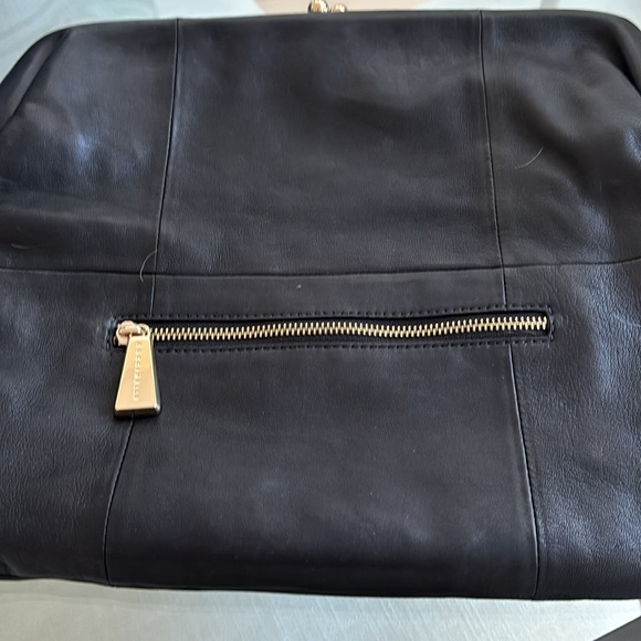 Coccinelle foldable black leather clutch - Picture 3 of 10